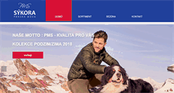 Desktop Screenshot of panska-moda-sykora.cz